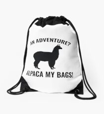 Alpaca My Bags Drawstring Bag