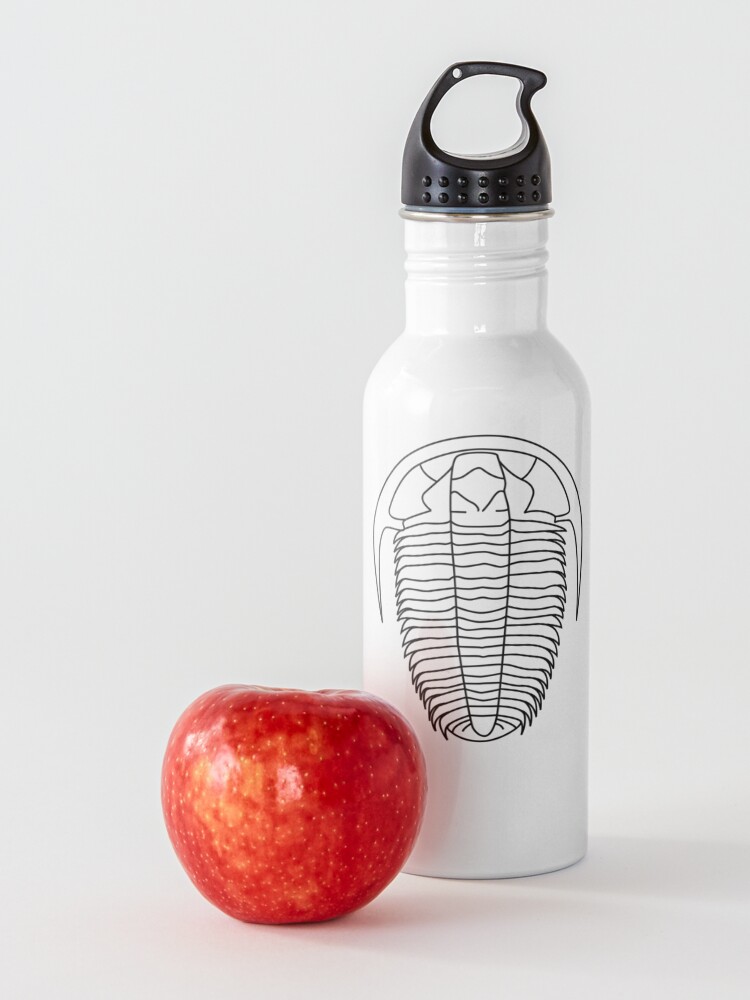 Alternate view of Trilobite Fossil Geology Teacher Student Geologist Gift Water Bottle