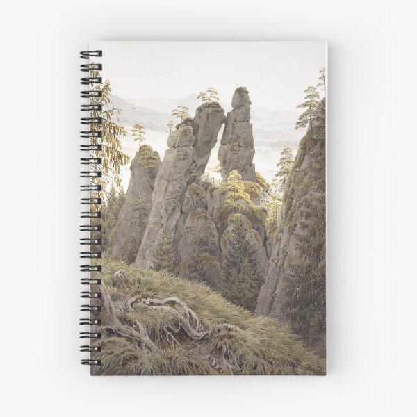 Item preview, Caspar David Friedrich - The Rock Gates in Neurathen designed and sold by ArtExpression.