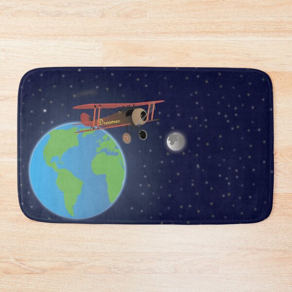 Item preview, Red Biplane in Outer Space designed and sold by NorseTech.