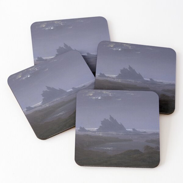 Item preview, Caspar David Friedrich - Rocky Reef on the Seashore designed and sold by ArtExpression.