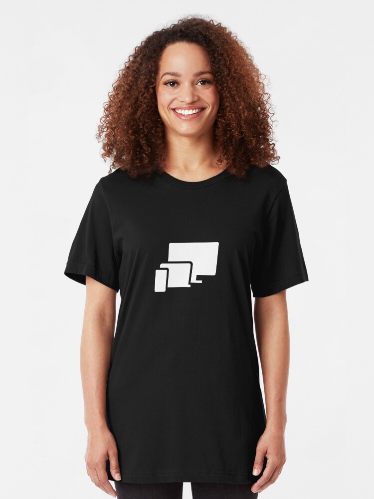 Alternate view of Phone Laptop Desktop Technology Slim Fit T-Shirt