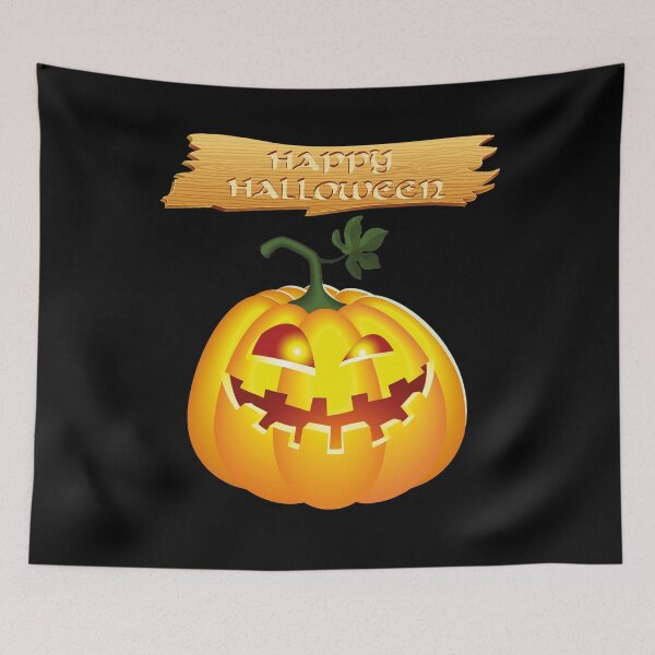 Item preview, Happy Halloween pumpkin friendly designed and sold by wolfgangrainer.