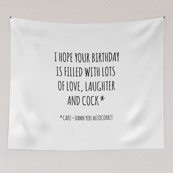 Item preview, Funny Birthday Autocorrect designed and sold by Rott515.
