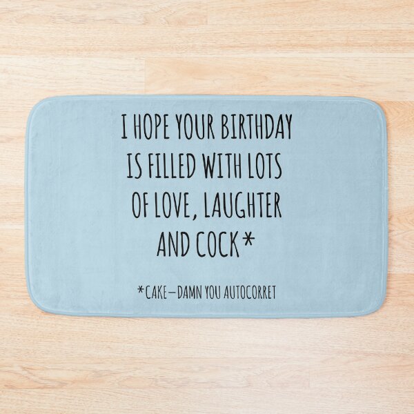 Item preview, Funny Birthday Autocorrect designed and sold by Rott515.