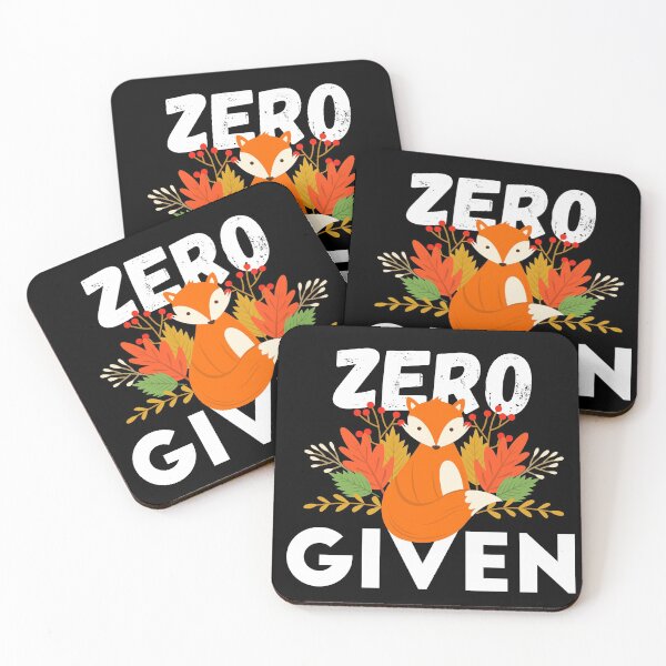 Item preview, Zero Fox Given Cute Fox with Autumn Leaves designed and sold by mrhighsky.
