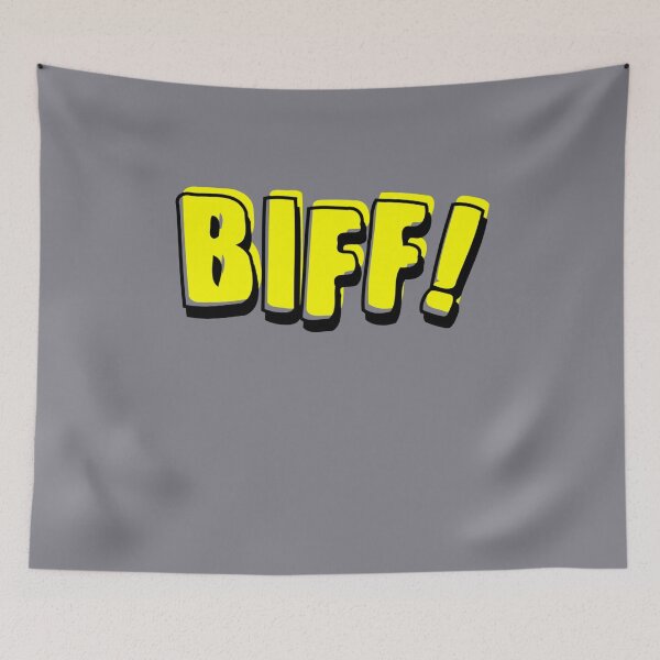 Item preview, Funny Vintage Comic Book Style Sound Effect Biff designed and sold by Creekman Designs.