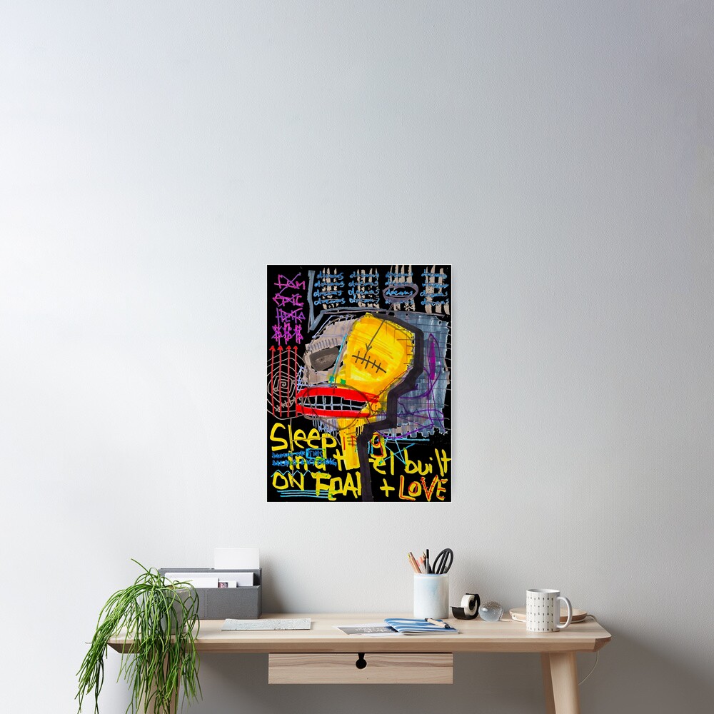 Sleeping in a Hotel Built on Fear & Love Poster