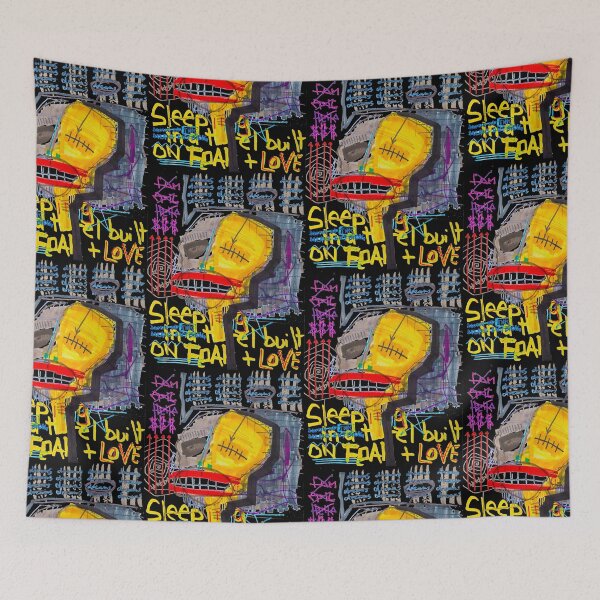 Item preview, Sleeping in a Hotel Built on Fear & Love designed and sold by mijumi.