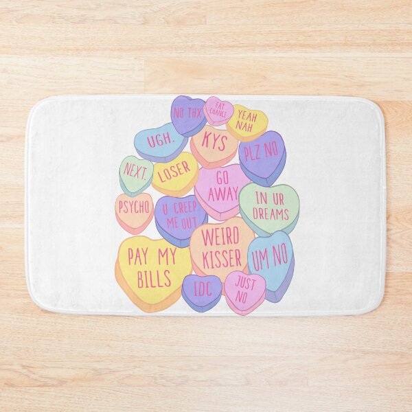 Artikelvorschau, Mittlere Anti-Valentinstag-Süßigkeits-Gesprächsherz-Singles entworfen und verkauft von funnytshirtemp.