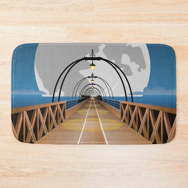Item preview, Southport Pier with Moon designed and sold by andrewamoore.