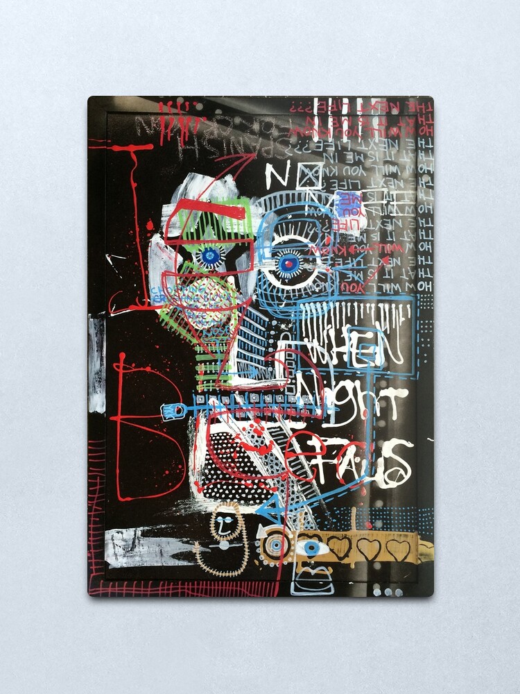Alternate view of Contemplating Metal Print
