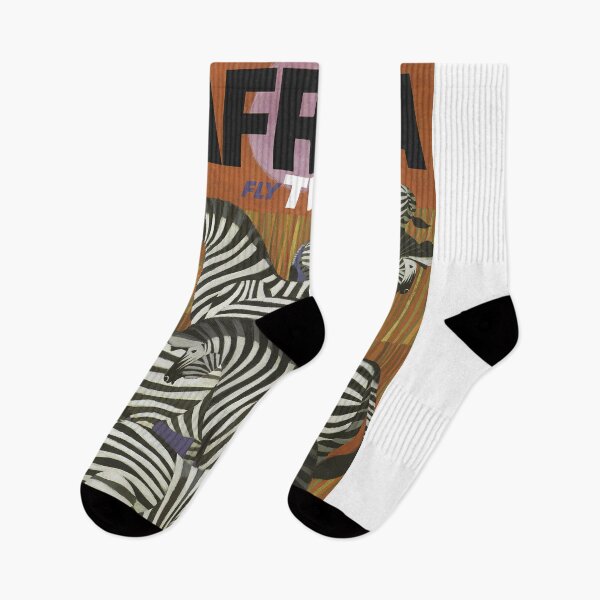 Item preview, Vintage Africa Travel Poster - 70's African Travel Ad, Zebra Art Print - Travel to Africa Poster or Canvas Print designed and sold by 12thStFactory.