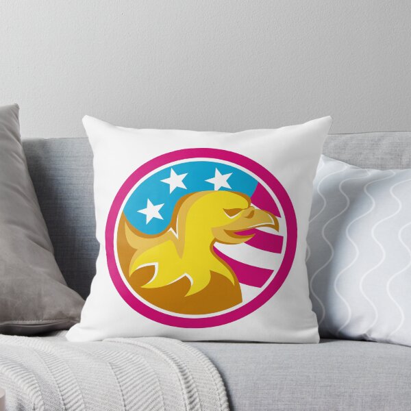 Item preview, American Bald Eagle USA Flag Circle Retro designed and sold by patrimonio.