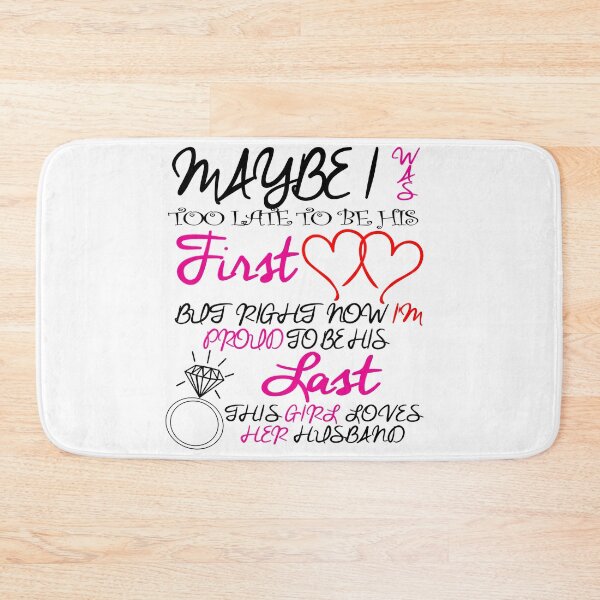 Item preview, Too Late to be His First But Now I'm Proud to be His Last - Relationship Anniversary Gift Ideas designed and sold by ASClothDesign.