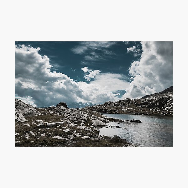 Item preview, clouds in the mountains designed and sold by Dyrk Wyst Redbubble Shop.