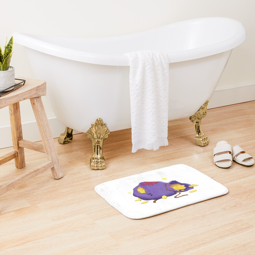 "Dnd Gold" Bath Mat for Sale by Llythium Redbubble