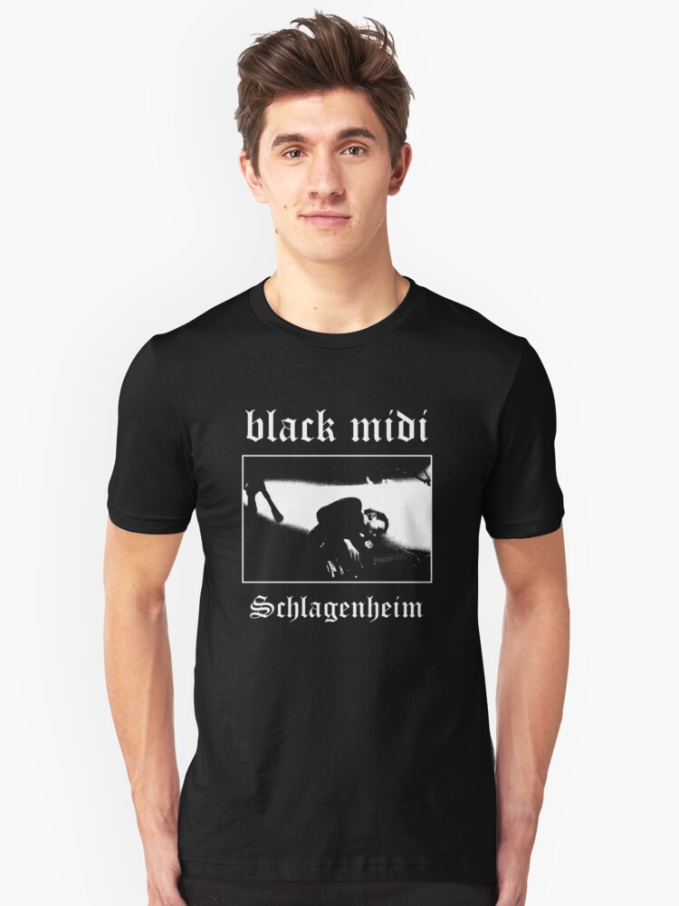 black midi t shirt