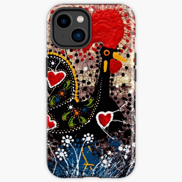 Portuguese Rooster 3 iPhone Tough Case