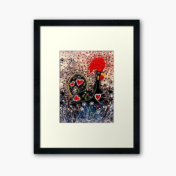 Portuguese Rooster 3 Framed Art Print