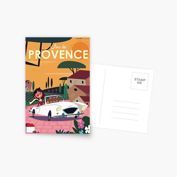 Artikel-Vorschau von Vins de Provence-Plakat, designt und verkauft von GAGodel.