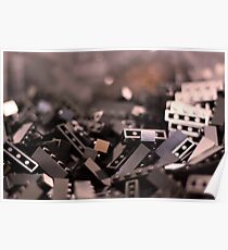 Black Legos Poster