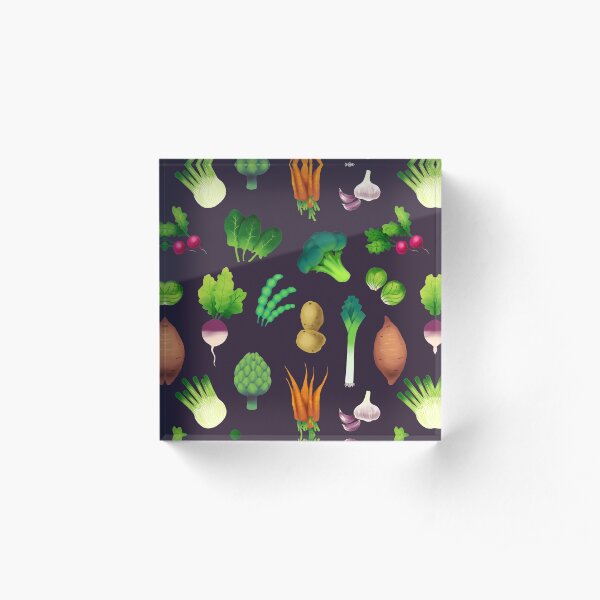 Farmers Market Acrylic Block