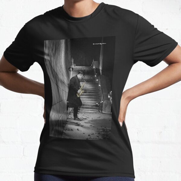 The Golden Saxophone Player Active T-Shirt