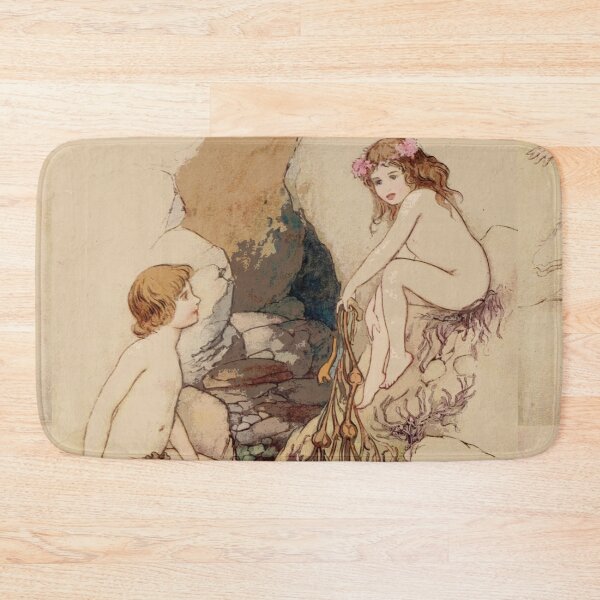Item preview, Children playing near a cave designed and sold by Vintage Designs +.