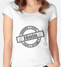 Konoha Jonin Grey Women's Fitted Scoop T-Shirt