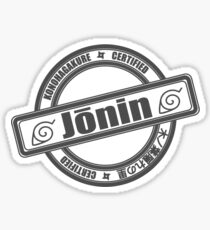 Konoha Jonin Grey Sticker