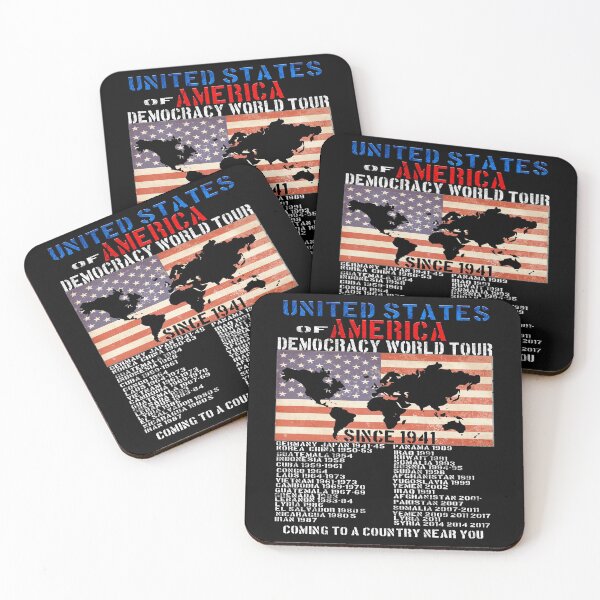 Item preview, United States of America Democracy Tour Flag Domination designed and sold by funnytshirtemp.