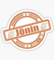 Konoha Jonin Orange Sticker