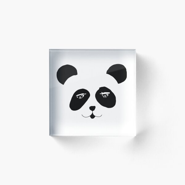 Panda Acrylic Block