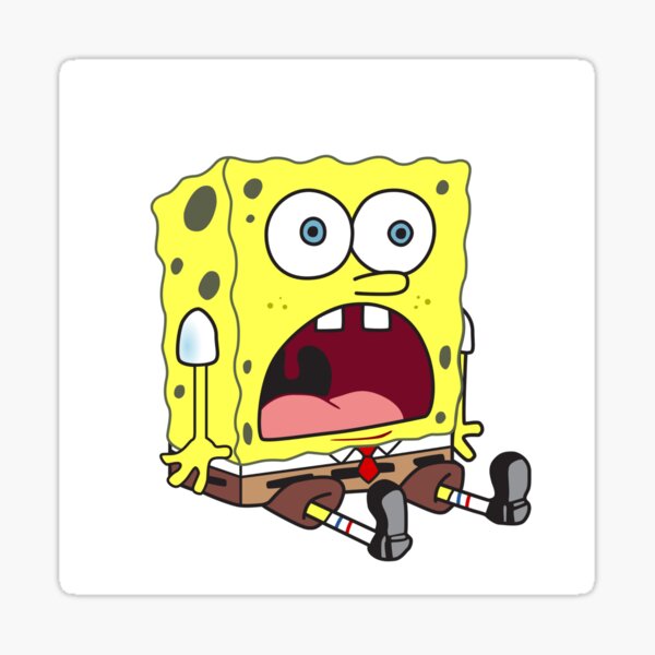 Spongebob Squarepants Sad And Shocked Reaction GIF