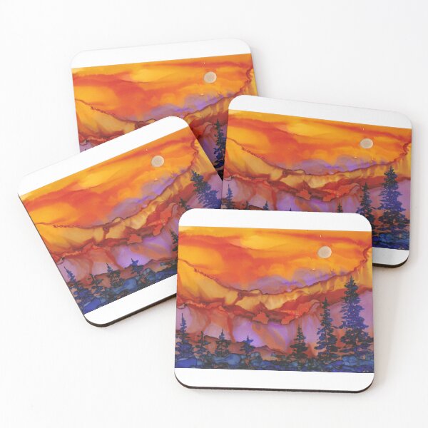 Item preview, Golden Mountains designed and sold by Maureen Zmak.