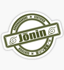 Konoha Jonin Army Green Sticker