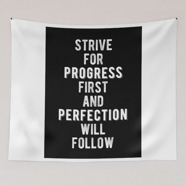 Item preview, Inspirational - Strive For Progress Quote designed and sold by MotivationFlow.