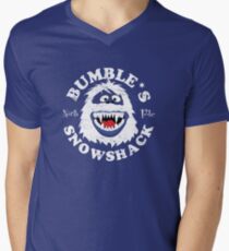 Bumble's Snowshack Men's V-Neck T-Shirt