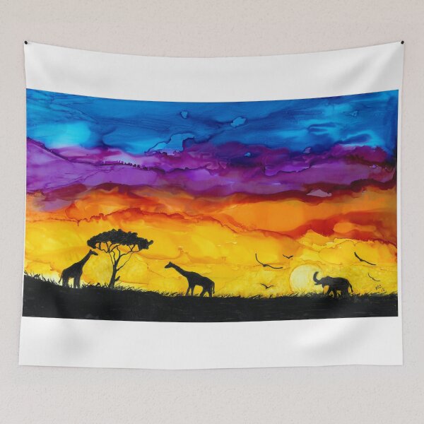 Item preview, Atardecer en el Serengeti designed and sold by Maureen Zmak.