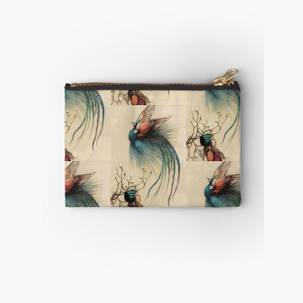 Item preview, Beautiful Peacock illustration Art Nouveau designed and sold by Vintage Designs +.