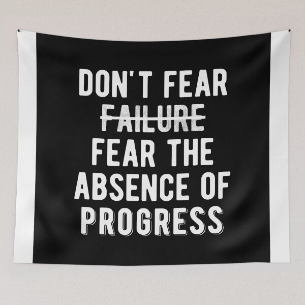 Item preview, Inspirational - Don't Fear Failure Quote designed and sold by MotivationFlow.