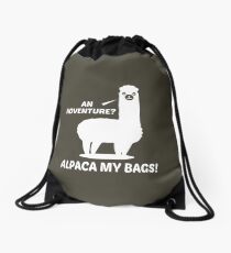 Alpaca My Bags Drawstring Bag