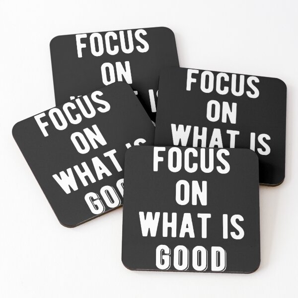 Item preview, Inspirational - Focus On the Good Quote designed and sold by MotivationFlow.