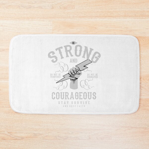 Item preview, Strong and Courageous designed and sold by Taz-Clothing.