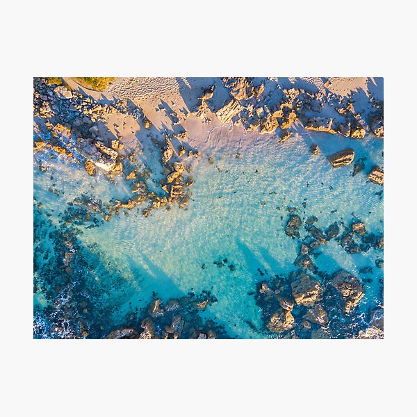 Early Morning Light Bogey Hole Mollymook Photographic Print