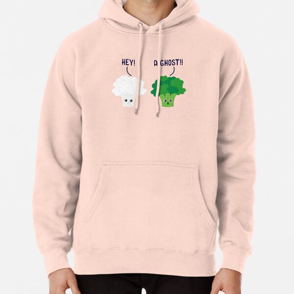 Ghost Broccoli  Pullover Hoodie