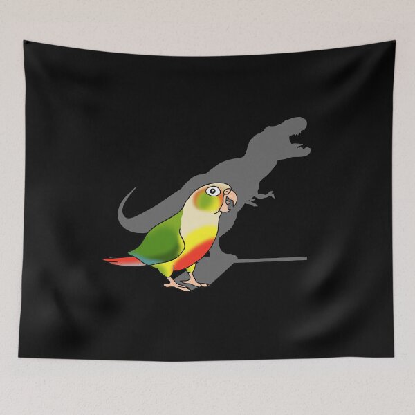 Item preview, T-rex shadow - Pineapple Conure designed and sold by FandomizedRose.