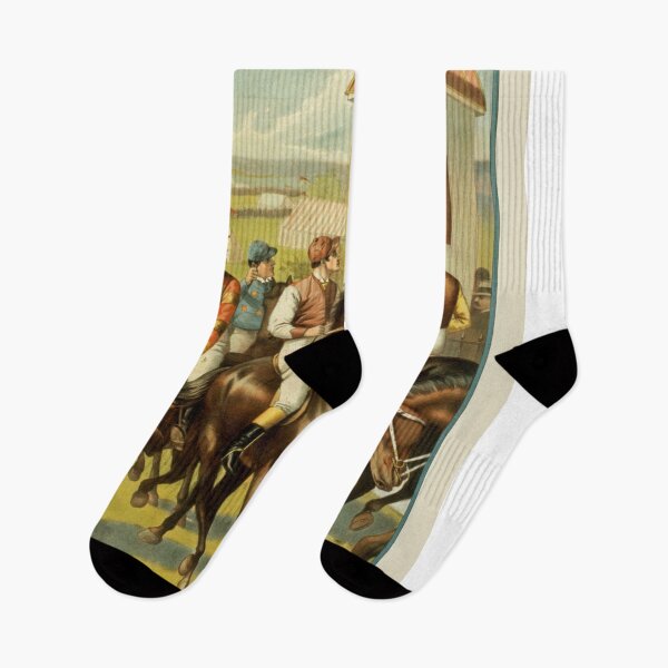Item preview, The English Derby vintage painting designed and sold by Vintage Designs +.