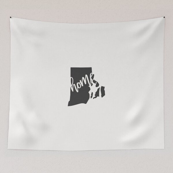 Item preview, Rhode Island Home State Outline Design, Rhody Gift print designed and sold by DNH Threads.